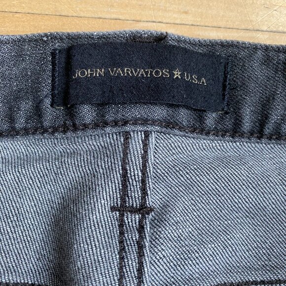 John Varvatos mens gray "wight" skinny jeans sz 32 - Picture 5 of 9